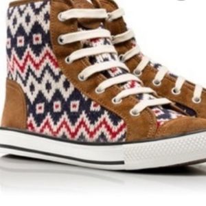 Tory Burch Noah high top sneakers Jessica Alba